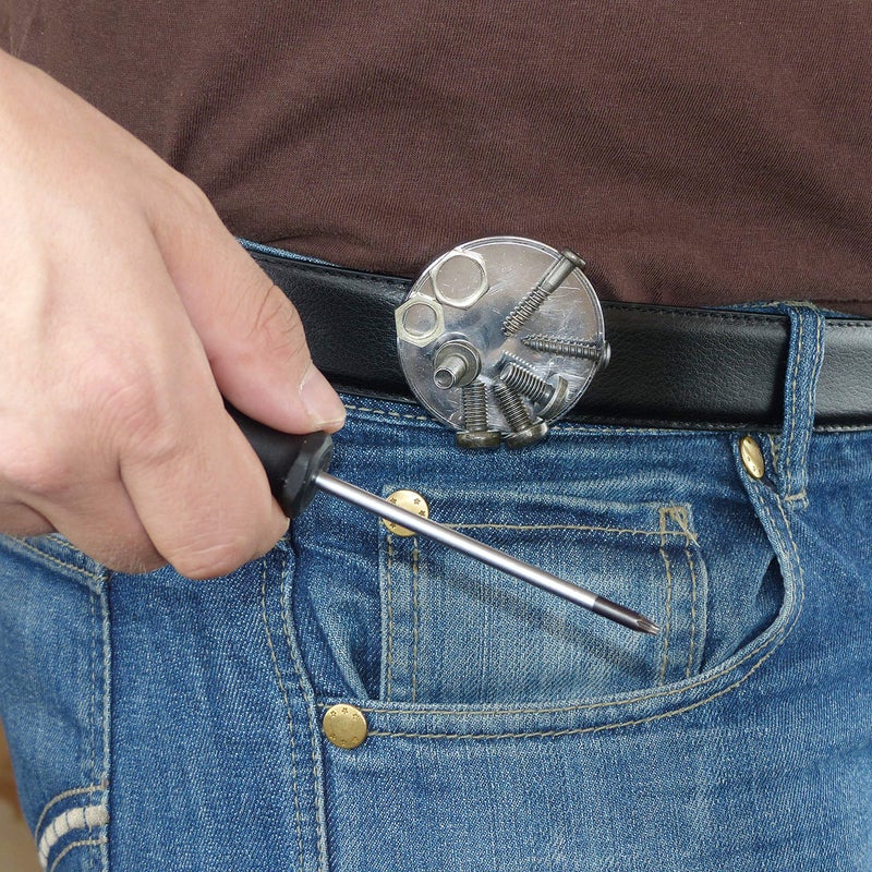 MASTER MAGNETICS 07221 Handy Mag Magnet with Belt Clip, 2 in Dia - Image 3
